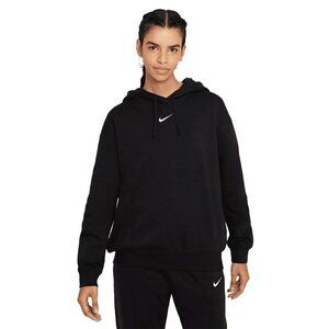 Nike Essentials Black Oversized Pullover Hoodie XS